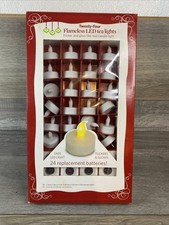 24 Flameless Candles Tea Lights Battery Operated LED Tea Lights Realistic