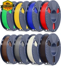PLA+2.0 3D Printer Filament Bundle, Multicolor PLA+ Filament 1.75mm