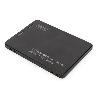 DIGITUS 2,5'' SATA Festplattenadapter M.2 oder mSATA SATA 3 6 Gbit/s