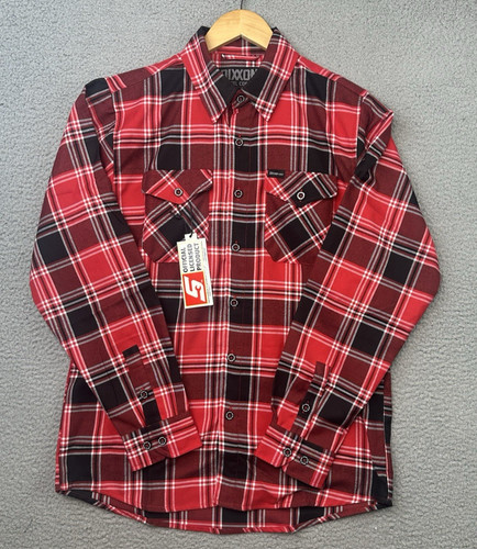 Dixxon Flannel Shirt Limited Edition Snap On Tools Form & Function Red Large NWT