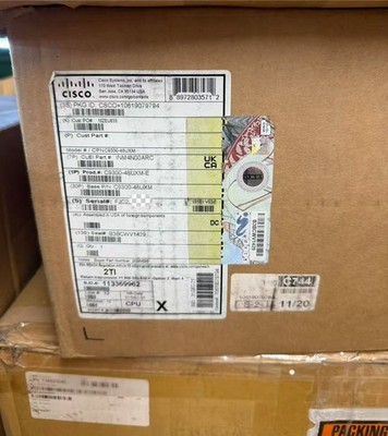 Cisco C9300-48UXM-E   48 Ports Fully Managed Power over Ethernet Switch