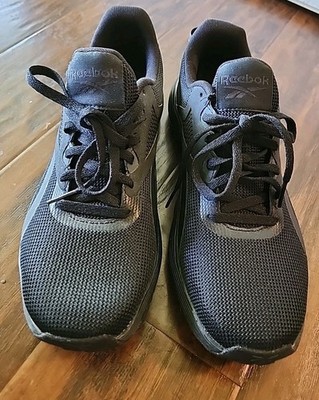 Reebok Lite Plus 3.0 Running Shoes Womens Sz 7 Black Athletic Sneakers GYO158