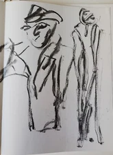 WILLEM de KOONING Signed 1967 Limited Edition Color Lithograph Frank O'Hara MOMA