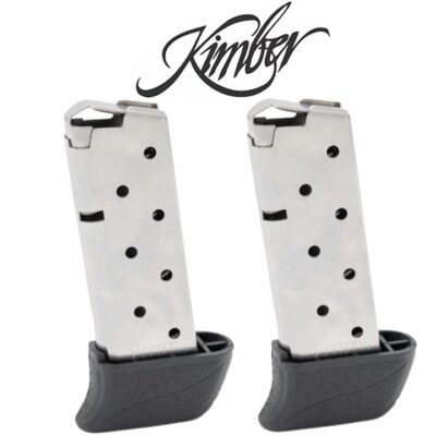 2 - Kimber Micro 9 8 Round Magazine 9mm 8rd Mag 1200848A  NOT RAPIDE