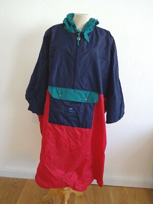 Vintage Retro Jeantex Regenjacke Windjacke Funktionsjacke Poncho 90er M Festival