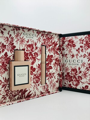 Gucci Bloom Women 2pc Set Parfum Spray 1.6 oz And Travel Spray New