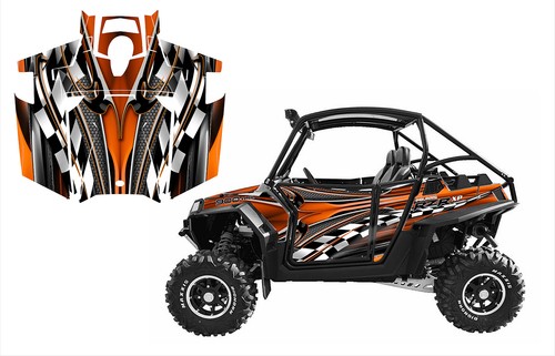 Polaris RZR 900 xp graphics wrap kit 2011-14 with door options #2500 - Picture 7 of 20