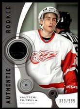 2005-06 SP Game Used Valtteri Filppula Rookie 333/999 Detroit Red Wings #208 R77