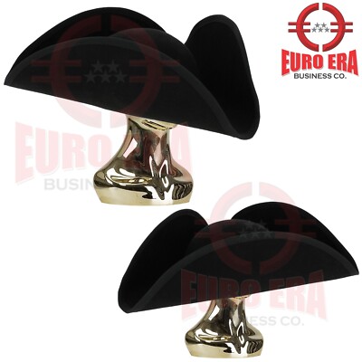 Napoleonic 17th 18th century Military officer Tricorn Hat in all