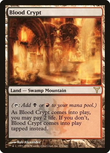 MTG FOIL Blood Crypt - Lorwyn Eclipsed #262 | eBay