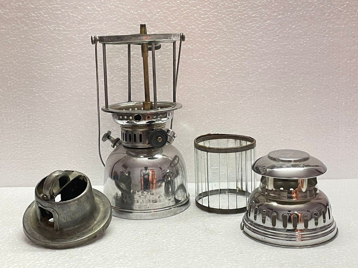 Lanterne Vintage Prabhat N°752 - Lampe à Kérosène Métal - Collection - Inde