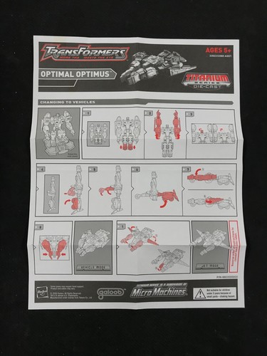 Transformers Titanium Series (2006) Optimal Optimus Die-Cast Figure COMPLETE - Picture 7 of 7