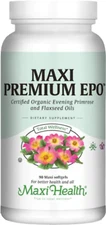 Maxi Health Maxi Premium EPO - Evening Primrose with Flax Seed Oil (Omega-3- 6 &
