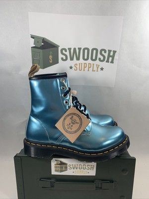 vegan 1460 metallic ankle boots