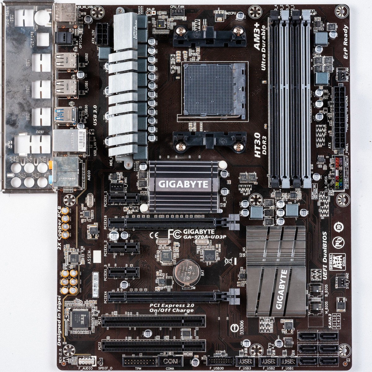 Amd 970 Am3+ Server Motherboard Gigabyte GA-970A-UD3P Socket AM3+