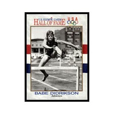 Babe Didrikson 1991 Impel US Olympic Hall Of Fame #6 Baseball Card NM