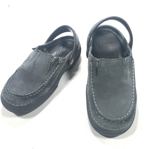 suede crocs mens