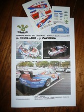 DECAL 1: 43 - PORSCHE 911 GT - ROUILLARD - RALLYE DES CEVENNES 2011 (no IXO)