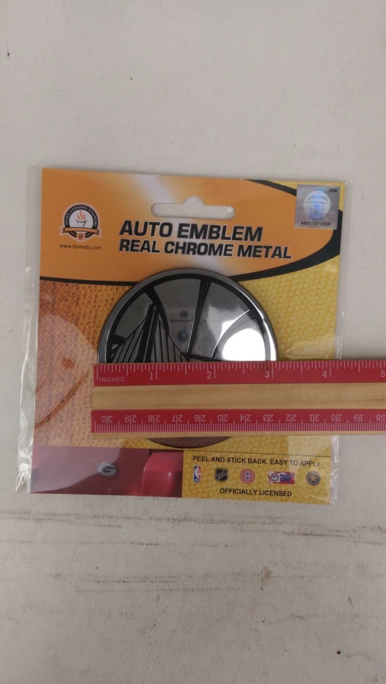 Новая автомобильная эмблема NBA Golden State Warriors грузовик настоящий хром металл - Изображение 4 из 4