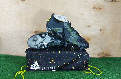 Adidas X 15.1 SG S83023 Leather Elit Black boots Cleats mens Football/Soccers