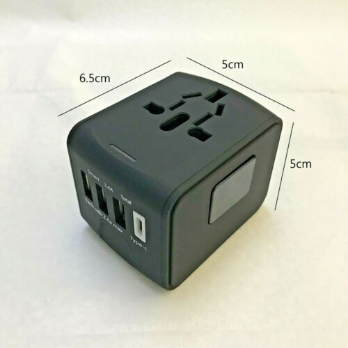 Multi-Nation Travel Adapter with USB Charger ( Brand New) - 第 1/7 張圖片