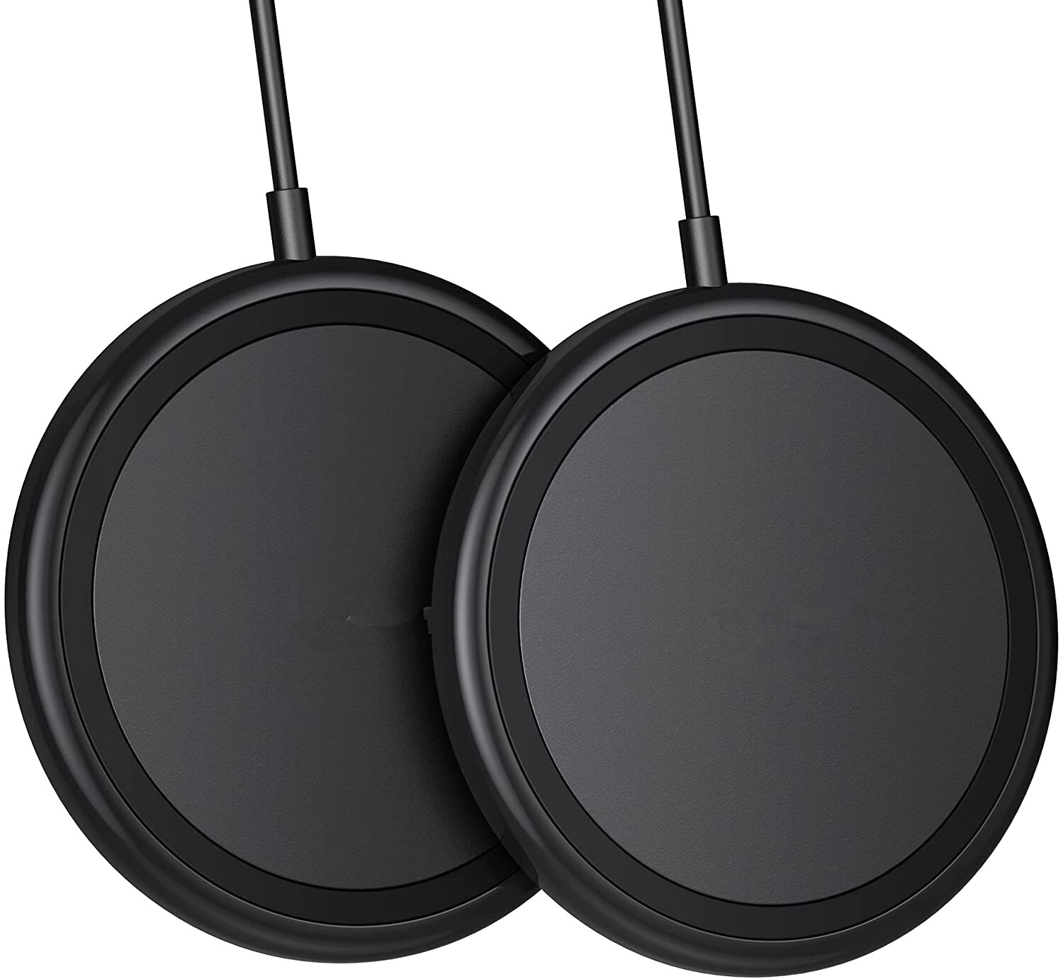 10W Fast Wireless Charger Pad 2-Pack with Max Speed Charging-image