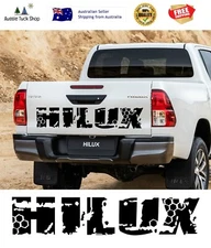 Car Sticker for Rear Trunk Toyota Hilux Ute Double Cab Pickup Vinyl Accessories