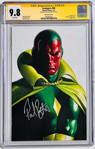 CGC Signature Series Graded 9.8 Marvel The Avengers #43 Signed by Paul Bettany