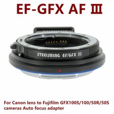 STEELSRING EF-GFX III Auto Focus Lens adapter For Canon EF to Fujifilm GFX100S
