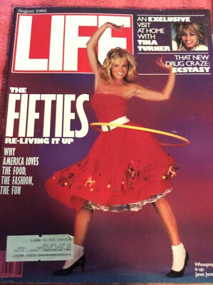 LIFE MAGAZINE AUGUST 1985 JANET JONES TINA TURNER THE FIFTIES RE-LIVING IT UP