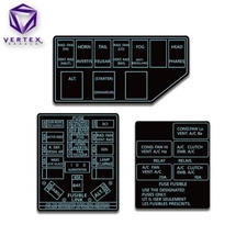 Mitsubishi 3000GT 94-97 Relay & Fuse Box Cover Lid Decal Vinyl Sticker 1994–1997