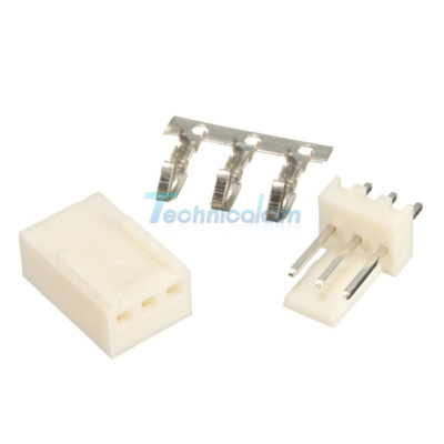 50Pcs KF2510-3P 2.54mm Pin Header + 50*Terminal + 50*Housing Connector Kits