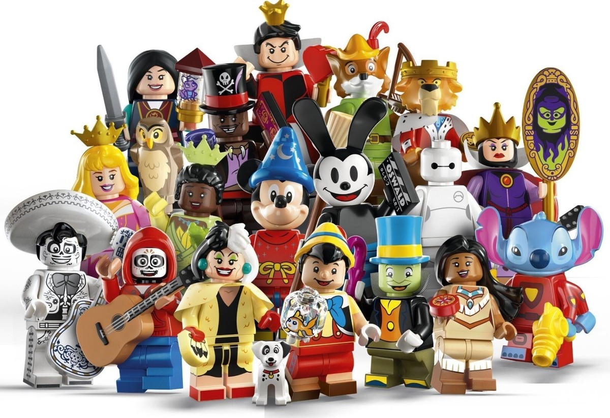 【値下げ⭕️】 ブラック ミニワンピース XS タグ付き LEGO 71038 Disney Series 100 Anniversary Minifigures 🔥UNOPENED