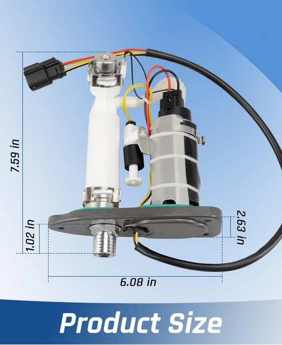 75305-07A, bomba de combustible compatible con Harley Davidson Sportster Iron 883 1200 2007-2019, nueva Foto 4 de 4