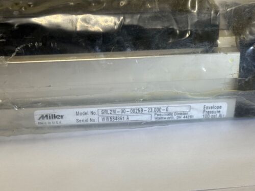 Miller SRL2M-00-0025B-23.000-0 Linear Actuator 23" 100psi - Picture 4 of 13