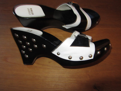 STUART WEITZMAN Sommer Pumps Sandale Gr. 39 super Zustand Holzsohle