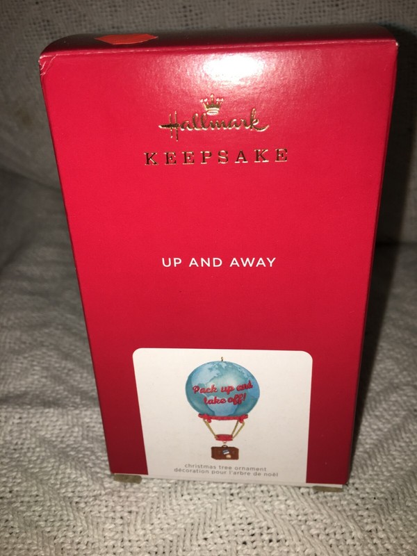 Hallmark Keepsake 2021 Pack Up & Take Off Hot Air Balloon Christmas Ornament New