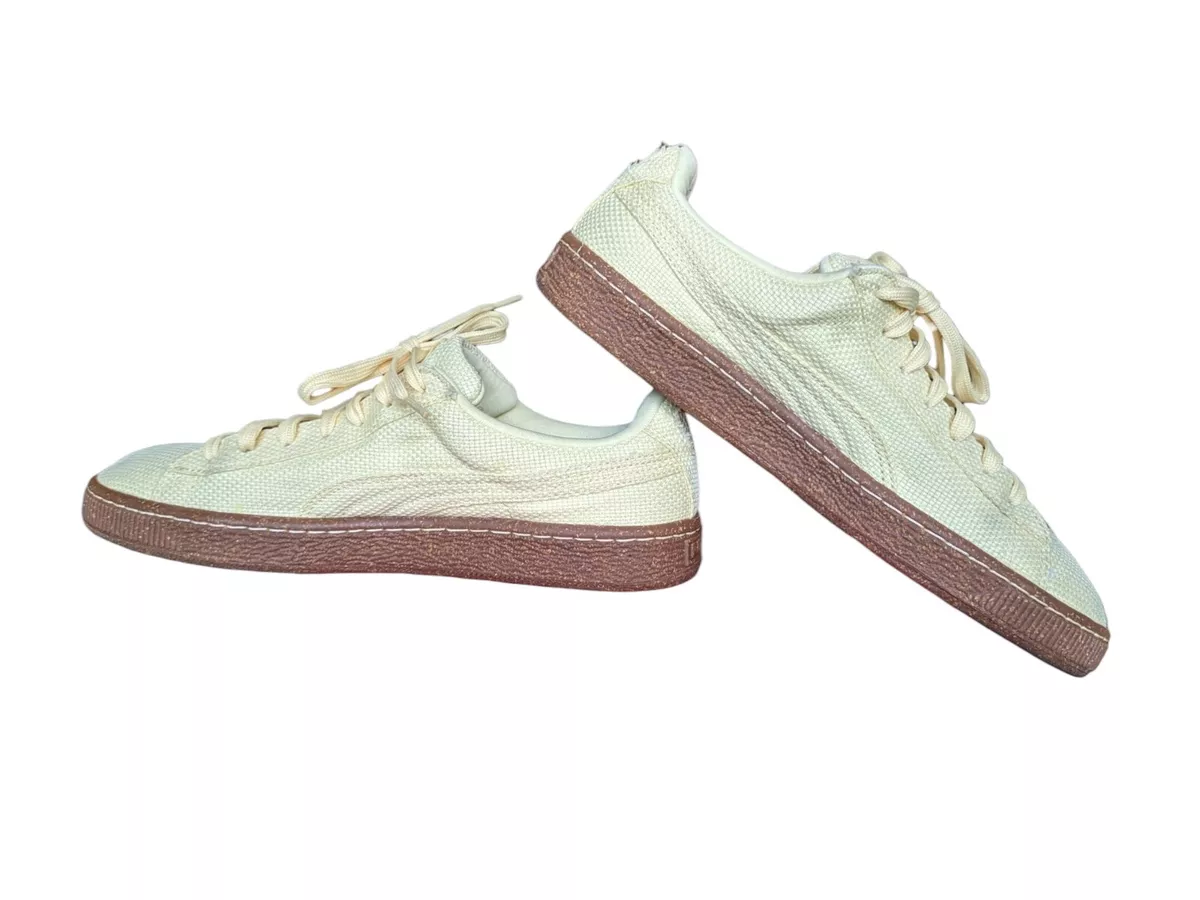 Puma Basket Ripstop Ice Cream Pack Sneakers in Mellow Yellow Men s