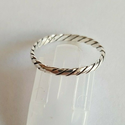 Silberring ohne Steine - 925 Silber - geflochten - ab Gr. 52 bis Gr. 64 - Bild 2 von 11