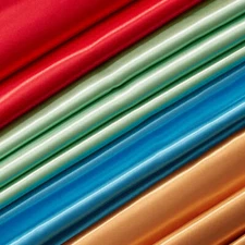 Bridal Satin Chameuse 160 GSM  60/61 Inch Silky Polyester Fabric By The Yard