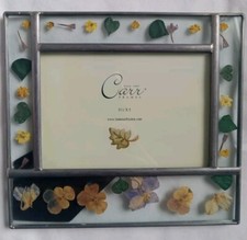 Vintage Picture Frame With Pressed Flowers