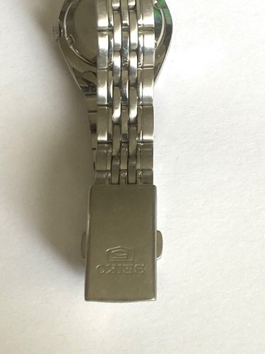 Seiko 5 4207-00X0 women Automatic Watch Silver Tone Day Date black Dial - Picture 6 of 11