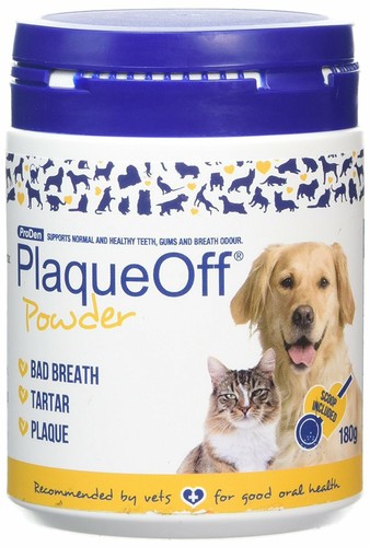 PlaqueOff Animal 180g Tartar & Plaque off removal dental Dog Cat - Photo 1/1