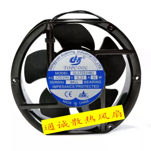 TOPCOOL GL17251HB2 220/240V 0.23A 36W New Cooling Fan Fan