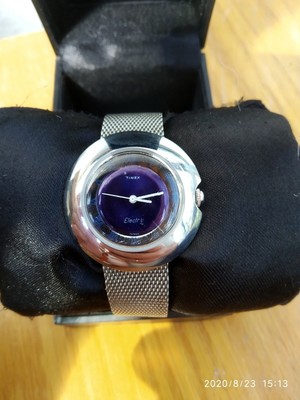 Timex Electric Damen Luxus Design Silberfarben und Mesh Armband