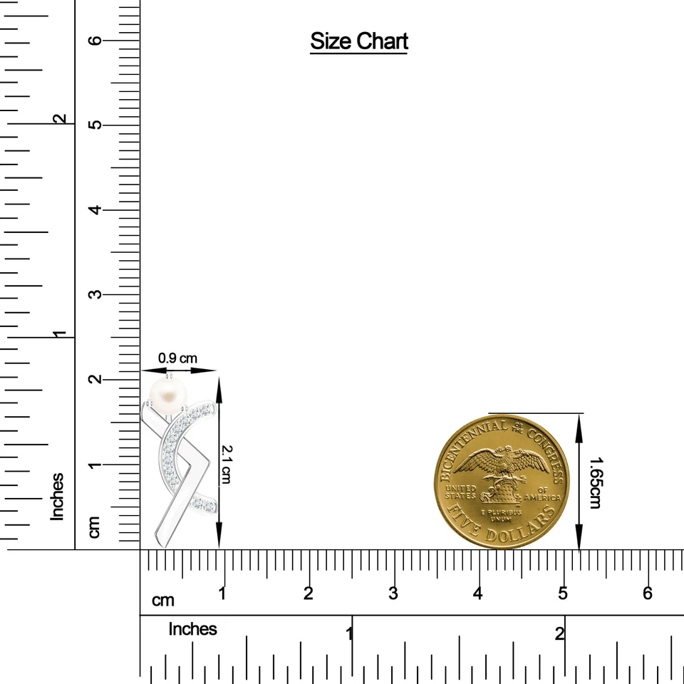 Moissanite Pendant Necklace Jewelry in 14k White Gold Finish 925 Sterling Silver - Image 4 of 4