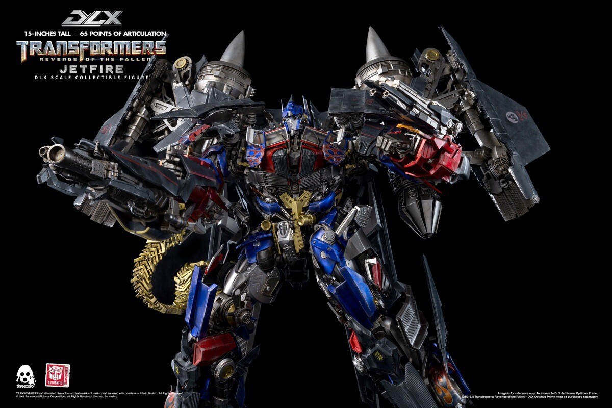 New Original ThreeZero 3A DLX Jetfire + Optimus fit Alloy Action