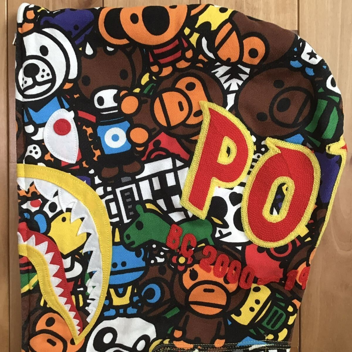 BAPE Mook Limited Milo Animal Safari Shark full zip hoodie A 
