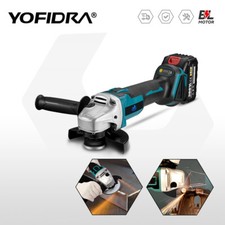 Smerigliatrice Angolare a Batteria 125mm Senza Spazzole compatibile per Makita