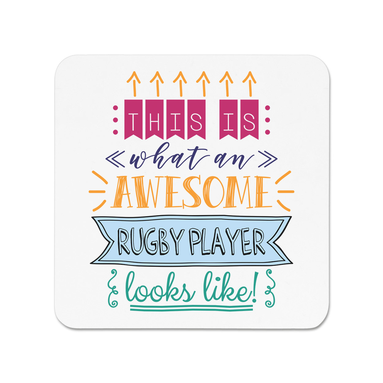 This Is What An Awesome Rugby Player Looks Like Fridge Magnet